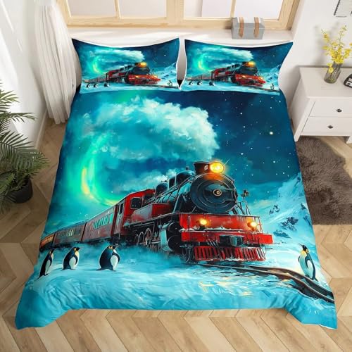 NDXRWDZR Bettwäsche 155x220 Dampfzug Bettwäsche-Set mit Reißverschluss Schließung für Kinder Weicher Atmungsaktive Mikrofaser Bettbezug + 2 Kopfkissenbezug 80x80 cm NDXRWDZR Bettwäsche 155x220 Dampfzug Bettwäsche-Set mit Reißverschluss Schließung für Kinder Weicher Atmungsaktive Mikrofaser Bettbezug + 2 Kopfkissenbezug 80x80 cm von NDXRWDZR