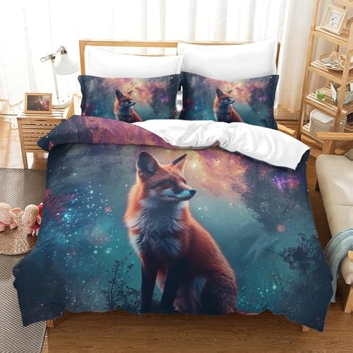 NDXRWDZR Bettwäsche 220x240 SüßEr Fuchs Bettwäsche-Set mit Reißverschluss Schließung für Erwachsene Kinder Weicher Atmungsaktive Mikrofaser Bettbezug + 2 Kopfkissenbezug 80x80 cm NDXRWDZR Bettwäsche 220x240 SüßEr Fuchs Bettwäsche-Set mit Reißverschluss Schließung für Erwachsene Kinder Weicher Atmungsaktive Mikrofaser Bettbezug + 2 Kopfkissenbezug 80x80 cm von NDXRWDZR
