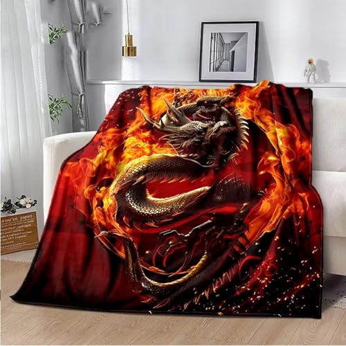 NDXRWDZR Decke Drache Kuscheldecke Flauschig als Geschenke für Frauen Männer Extra Weich Warm Decke als Sofaüberwurf Tagesdecke oder Wohnzimmerdecke - 180 x 220 cm NDXRWDZR Decke Drache Kuscheldecke Flauschig als Geschenke für Frauen Männer Extra Weich Warm Decke als Sofaüberwurf Tagesdecke oder Wohnzimmerdecke - 180 x 220 cm von NDXRWDZR