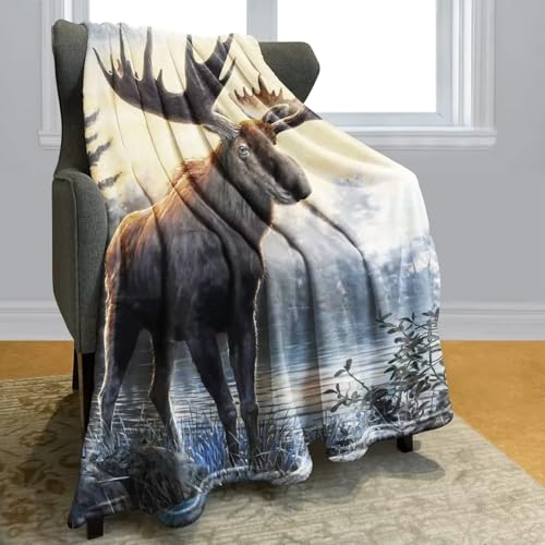 NDXRWDZR Decke Elch Kuscheldecke Flauschig als Geschenke für Frauen Männer Extra Weich Warm Decke als Sofaüberwurf Tagesdecke oder Wohnzimmerdecke - 140 x 200 cm NDXRWDZR Decke Elch Kuscheldecke Flauschig als Geschenke für Frauen Männer Extra Weich Warm Decke als Sofaüberwurf Tagesdecke oder Wohnzimmerdecke - 140 x 200 cm von NDXRWDZR
