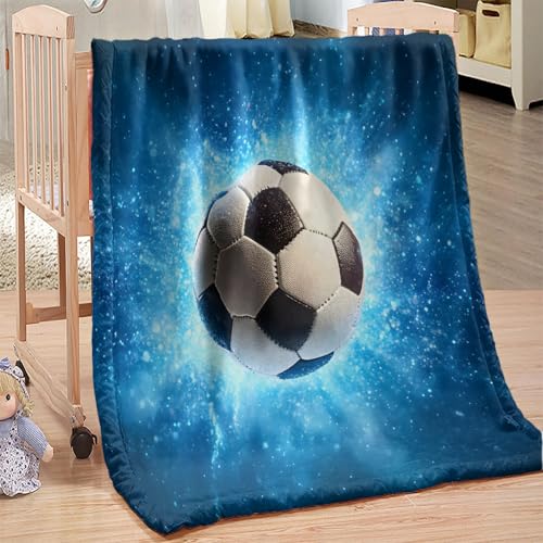 NDXRWDZR Kuscheldecke Blauer FußBall Kuscheldecke Flauschig als Geschenke für Frauen Männer Extra Weich Warm Decke als Sofaüberwurf Tagesdecke oder Wohnzimmerdecke - 100 x 150 cm NDXRWDZR Kuscheldecke Blauer FußBall Kuscheldecke Flauschig als Geschenke für Frauen Männer Extra Weich Warm Decke als Sofaüberwurf Tagesdecke oder Wohnzimmerdecke - 100 x 150 cm von NDXRWDZR