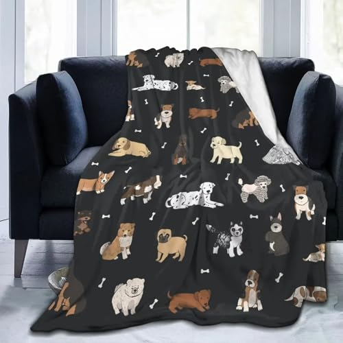 NDXRWDZR Kuscheldecke Schwarzer Hund Kuscheldecke Flauschig als Geschenke für Frauen Männer Extra Weich Warm Decke als Sofaüberwurf Tagesdecke oder Wohnzimmerdecke - 100 x 150 cm NDXRWDZR Kuscheldecke Schwarzer Hund Kuscheldecke Flauschig als Geschenke für Frauen Männer Extra Weich Warm Decke als Sofaüberwurf Tagesdecke oder Wohnzimmerdecke - 100 x 150 cm von NDXRWDZR
