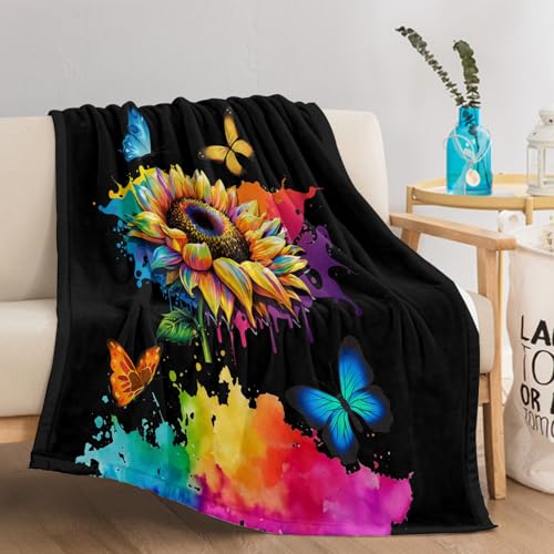 NDXRWDZR Kuscheldecke Sonnenblume Kuscheldecke Flauschig als Geschenke für Frauen Männer Extra Weich Warm Decke als Sofaüberwurf Tagesdecke oder Wohnzimmerdecke - 100 x 150 cm NDXRWDZR Kuscheldecke Sonnenblume Kuscheldecke Flauschig als Geschenke für Frauen Männer Extra Weich Warm Decke als Sofaüberwurf Tagesdecke oder Wohnzimmerdecke - 100 x 150 cm von NDXRWDZR