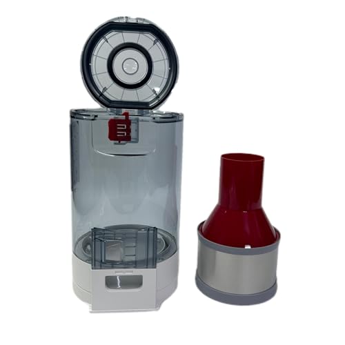 Staubsauger-Ersatzteile, Mülleimer-Baugruppe, Staubbehälterbecher-Zyklon-Zubehör, Kompatibel Mit Roborock S7 Plus S7 MAXV Plus(White with Cyclone) von NDYRHBNFM