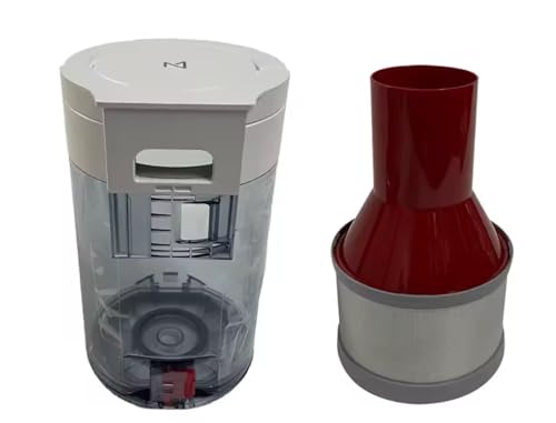 Staubsauger-Ersatzteile Mülleimer-Baugruppe, Staubbehälterbecher-Zyklon, Kompatibel For Roborock S7 Plus S7 MAXV Plus(White with Cyclone) von NDYRHBNFM