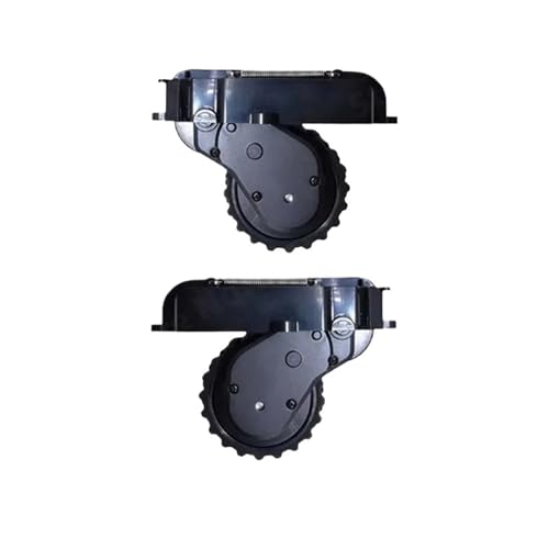 Staubsaugerzubehör, linke und rechte Räder, Laufräder, kompatibel mit Xiaomi STYTJ02YM 3C 2S S10 B106GL B106CN(Black a pair) von NDYRHBNFM