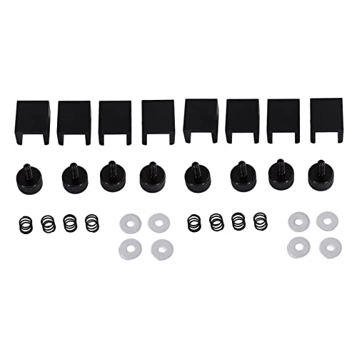 Für Ender, für 3D -Drucker, 8 einstellbare einstellbare universelle Aluminium -Legierungsglasclips, Heat -Bett -Clip für Ender 3 3 Pro V2 3s 5 Pro von NDiyueAa