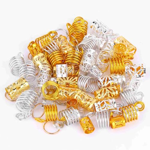 Für Frauen und Mädchen für 90 Prozent für Haarflechtringe, Dreadlock drei Ply -Haarklammern Loops Dekoration von NDiyueAa