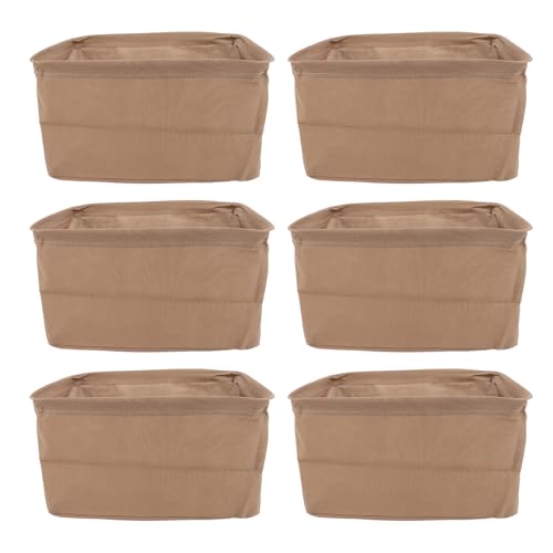 NDiyueAa Stoff faltbare Kleidung Aufbewahrungsbox großer Kapazität Raum sparsam atmungsaktiv für den Kleiderschrankschrank (42 * 28 * 25 cm) von NDiyueAa