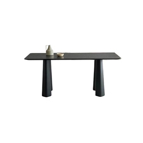 NEBE Esstisch Massivholz Esstisch Einfacher Restaurant Home Küche Wohnzimmer Teetisch Dining Table(180x80x75cm) von NEBE