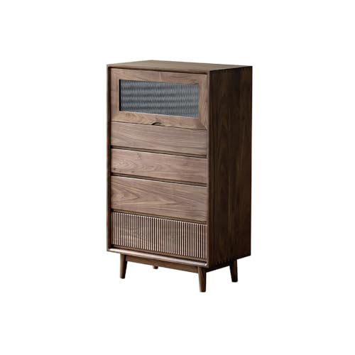 NEBE Weinkühlschrank 70x40x120cm Walnuss Massivholz Eingangsbereich Lagertisch, Home Wohnzimmer Schlafzimmer Lagerschrank Weinregal von NEBE