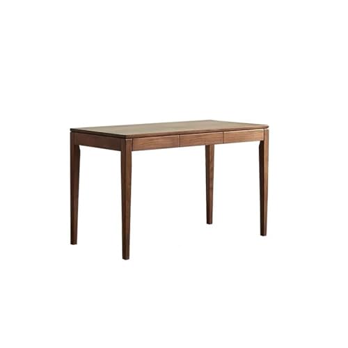 Schreibtische 120 x 60 70 cm moderner Schreibtisch aus Walnussholz for das Zuhause, einfache Büromöbel for kleine Wohnungen, geeignet for Spiele und Arbeit Desk von NEBE