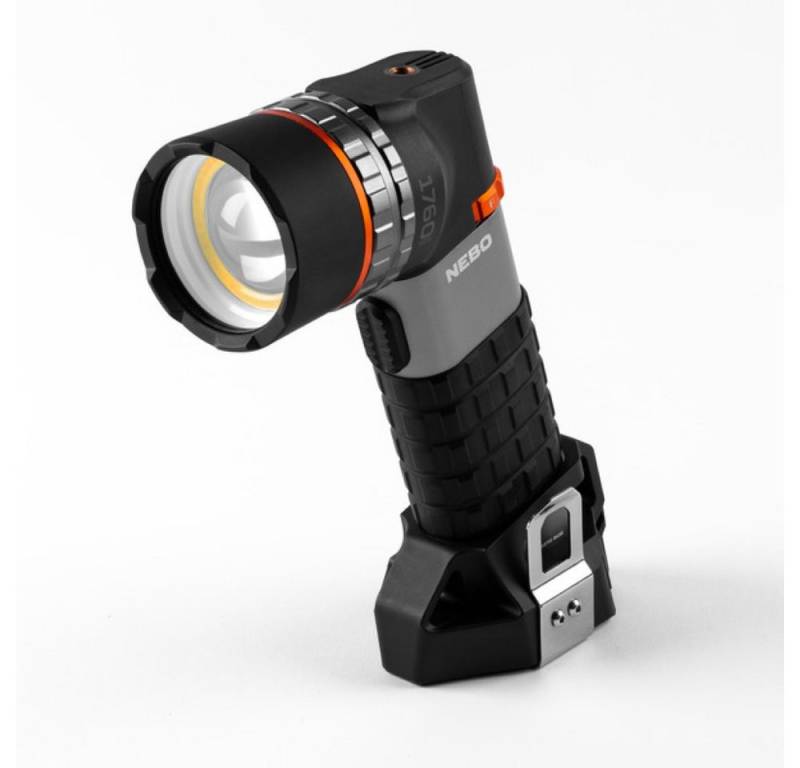 NEBO LED Taschenlampe Luxtreme SL100 RC, Strahlt Licht auf eine Meile Entfernung (1600 Meter) von NEBO