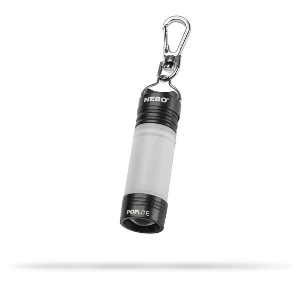 NEBO LED Taschenlampe POPLITE - Schlüsselanhängerleuchte - 2er Set (Spar-Set), Wasser- und stoßbeständig von NEBO