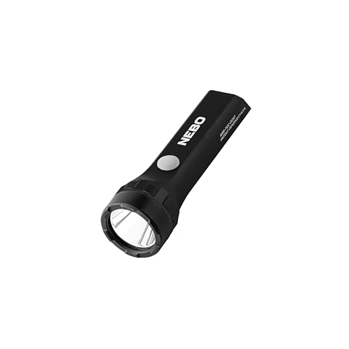 NEBO Luxtreme Nano - 420 Lumen, wiederaufladbare Taschenlampe mit 300-Meter-Strahl, IPX6 Wasserdichtigkeit und ultra-kompaktes Design - Schwarz von NEBO