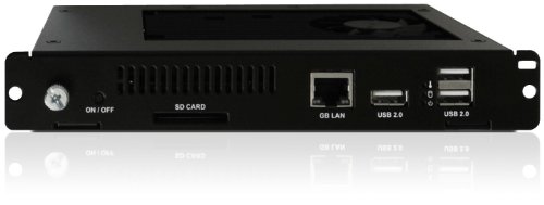 NEC Quovio D Slot-In PC Atom 1.6 1.6GHz 800g Schwarz - Thin Clients (1,6 GHz, Intel® Atom™, 1 GB, DDR-SDRAM, 40 GB, SSD) von NEC