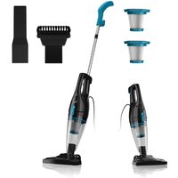 2-in-1-Staubsauger mit Kabel – INSE R3S, 400 W/16 kPa Hand- und Bodenstaubsauger mit HEPA-Filterung, blau von NECHE