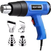 2000 W Heißluftpistole, schnell aufheizende Heißluftpistole mit 4 Zubehörteilen – 600 °C, 2 Heizstufen 2000 W Heißluftpistole, schnell aufheizende Heißluftpistole mit 4 Zubehörteilen – 600 °C, 2 Heizstufen von NECHE