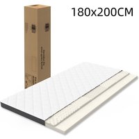 Matratze 180x200cm 7cm dick minimalistische dünne Matratze mit abnehmbarem Bezug hochglänzender Gelschaum multifunktionale Matratze von NECHE