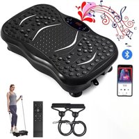 Neche Fitness Vibrationsplattform Vibro mit LCD-Bildschirm, Heimtrainer Body Shaper Fitness-Trainingsgerät, 5 Modi, Schwarz von NECHE