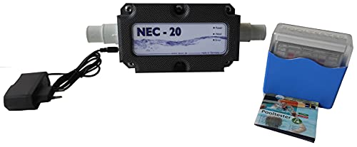 NECON NEC-20 100% chemikalienfreie Wasseraufbereitung für Holz-Tubs, Jacuzzi, Aufstell-Pools, schwarz von NECON