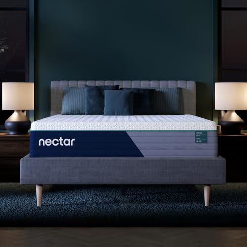 Nectar Premier Hybrid 33 cm Vollmatratze – mittelfest – Memory-Schaum und Federkernspulen – kühlendes Upgrade – 5,1 cm Druckentlastungsschicht – Matratze in Einer Box – 365-Nacht-Testversion Nectar Premier Hybrid 33 cm Vollmatratze – mittelfest – Memory-Schaum und Federkernspulen – kühlendes Upgrade – 5,1 cm Druckentlastungsschicht – Matratze in Einer Box – 365-Nacht-Testversion von NECTAR Sleep