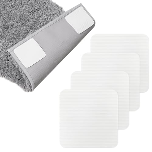 NECXON 4 Stück Teppichgreifer, waschbare und Wiederverwendbare Teppichgreifer, Teppichband, rutschfeste Teppichunterlage, Teppichgreifer für Laminatböden, Marmor und Teppiche Aller Größen von NECXON