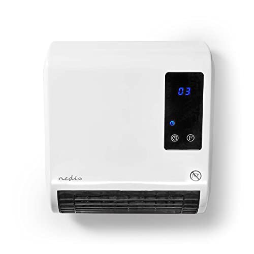 Badezimmer-Heizungen 2000 W | Verstellbares Thermostat | 2 Wärme Modes | IP22 | Fernbedienung | Weiss von NEDIS