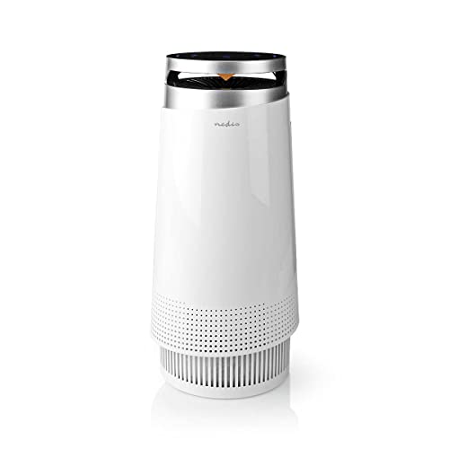 Nedis Luftreiniger - HEPA Filter - Luftqualitätsanzeige - 1.80 m - Kunststoff - Schwarz/Weiss von NEDIS