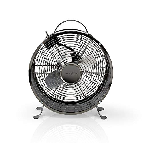 NEDIS FNCL10GM20P Retro Tischventilator | Durchmesser 25 cm | 2 Geschwindigkeiten | Gewehrrohr NEDIS FNCL10GM20P Retro Tischventilator | Durchmesser 25 cm | 2 Geschwindigkeiten | Gewehrrohr von NEDIS