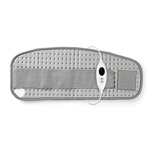 NEDIS - Heizkissen - Bauch- und Rückenheizkissen - 69 x 28 cm - 6 Heizstufen -Digitales Display - Digitale Steuerung - Überhitzungsschutz - maschinenwaschbar, grau, PEHP112CGY NEDIS - Heizkissen - Bauch- und Rückenheizkissen - 69 x 28 cm - 6 Heizstufen -Digitales Display - Digitale Steuerung - Überhitzungsschutz - maschinenwaschbar, grau, PEHP112CGY von NEDIS