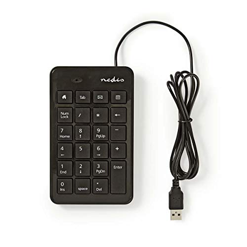 NEDIS Kabelgebundenes Keyboard | USB | Numerisch | Numerisch | numerisch | Ja 1.50 m Schwarz, KBNM100BK NEDIS Kabelgebundenes Keyboard | USB | Numerisch | Numerisch | numerisch | Ja 1.50 m Schwarz, KBNM100BK von NEDIS