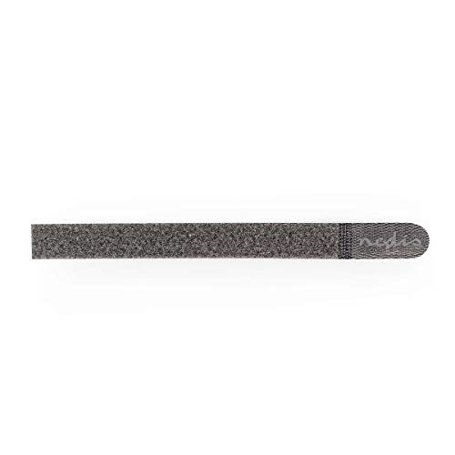 NEDIS Klettkabelbinder | 150.0 mm | 20.0 mm | Grau | 10 Stück | Plastikbeutel 250.0 mm 0.25 m von NEDIS
