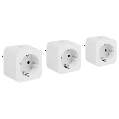 NEDIS WIFIP131FWT3 Smartlife Smart Stecker | WLAN | 3 Stück | 3680 W | Type F (CEE 7/3) | -10-45 °C | Android™ / IOS | Weiss von NEDIS