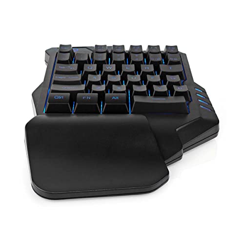 NEDIS Wired Gaming Keyboard - USB Type-A - Folientasten - RGB - Einhändig - Universal - Stromversorgung über USB - Netzkabellänge: 1.60 m - Gaming NEDIS Wired Gaming Keyboard - USB Type-A - Folientasten - RGB - Einhändig - Universal - Stromversorgung über USB - Netzkabellänge: 1.60 m - Gaming von NEDIS