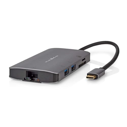Nedis CCBW64240AT02 Station d'accueil USB 3.2 Gen 1 (3.1 Gen 1) Type-C Anthracite von NEDIS