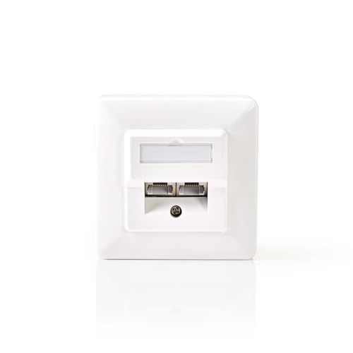 Nedis CCGB89150IV Stecker RJ45 CAT5/CAT6 Female PVC Weiss von NEDIS