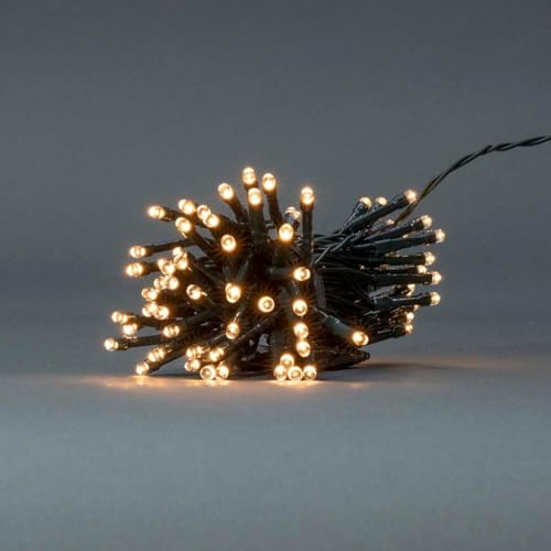Nedis Dekorative Lichter | Schnur | 96 LED's | Warmweiss | 7.20 m | Lichteffekte: 7 | Innen- und Aussenbereich | Batteriebetrieben von NEDIS