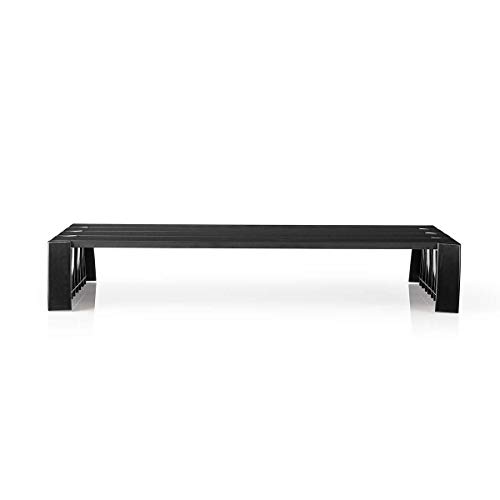Nedis - Ergonomischer Multifunktionsständer - Monitorständer - Für einen Bildschirm bis zu 16 kg - Platz zum Verstauen der Tastatur - Schwarz Nedis - Ergonomischer Multifunktionsständer - Monitorständer - Für einen Bildschirm bis zu 16 kg - Platz zum Verstauen der Tastatur - Schwarz von NEDIS