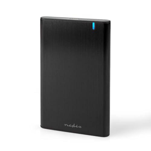 Nedis Festplattengehäuse | 2.5 " | USB 3.2 Gen1 | USB Type-A / USB Type-C™ | Notebook / PC | Aluminium von NEDIS