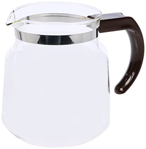 Nedis KACM100CPBN Ersatz-Glaskanne – 1,2 l – Für Moccamaster K, KB, 741, Excellent 10S – Mit Deckel – Transparent von NEDIS