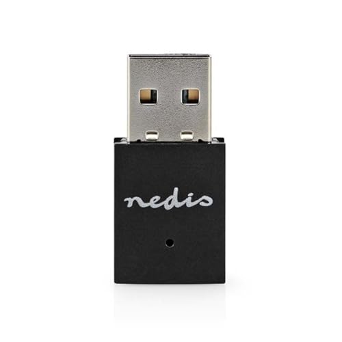 Nedis Netzwerk-Dongle | Wi-Fi | N300 | 2.4 GHz | USB2.0 | Wi-Fi Speed total: 300 Mbps | Windows 10 / Windows 11 / Windows 8 von NEDIS
