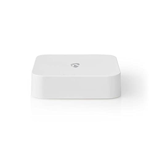 Nedis Zigbee Gateway – Für bis zu 40 Nedis Zigbee-Produkte über die Nedis SmartLife-App – Kompatibel mit Android und IOS – Stromversorgung über USB – Weiß, 1 m von NEDIS