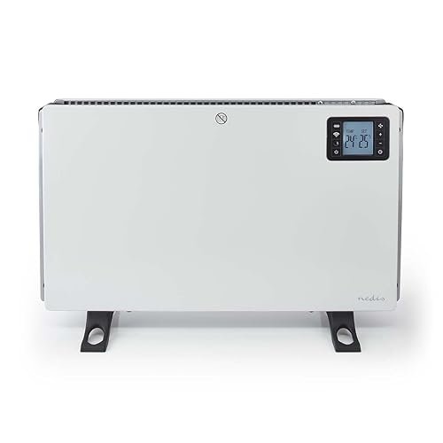 SmartLife Konvektionsheizgeräte - Wi-Fi - 2000 W - 3 Wärmeeinstellungen - LCD - 5-37 °C - Verstellbares Thermostat - Weiss von NEDIS