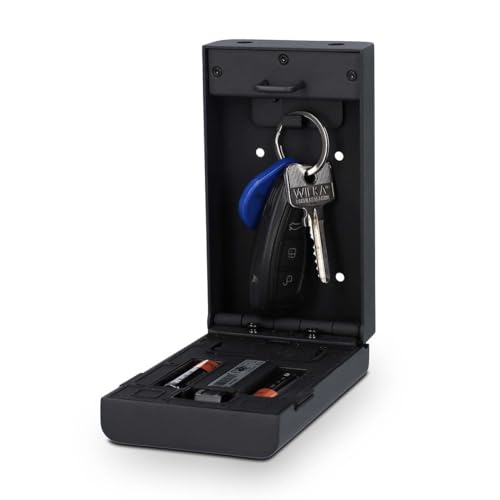 Nedis SmartLife Schlüsselbox - Schlüsseltresor - Tastensperre - Aussenbereich - IPX5 - Schwarz von NEDIS