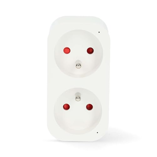 Nedis SmartLife Smart Stecker - Wi-Fi - 3680 W - Frankreich/Typ E (CEE 7/6) - 0-55 °C - Android/IOS - Weiss - 1 Stück von NEDIS