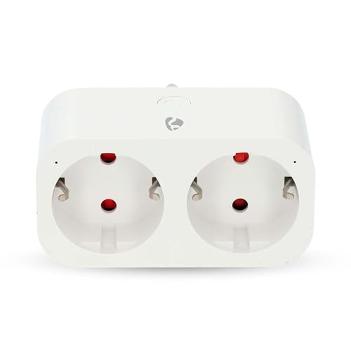 Nedis SmartLife Smart Stecker - Wi-Fi - Leistungsmesser - 3680 W - Type F (CEE 7/7) - 0-55 °C - Android/IOS - Weiss - 1 Stück von NEDIS