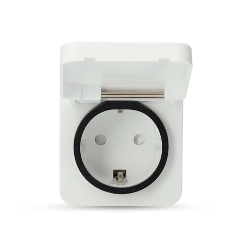Nedis SmartLife Smart Stecker - Zigbee 3.0 - IP44 - Leistungsmesser - 3680 W - Type F (CEE 7/7) - -10-40 °C - Android/IOS - Weiss - 1 Stück von NEDIS