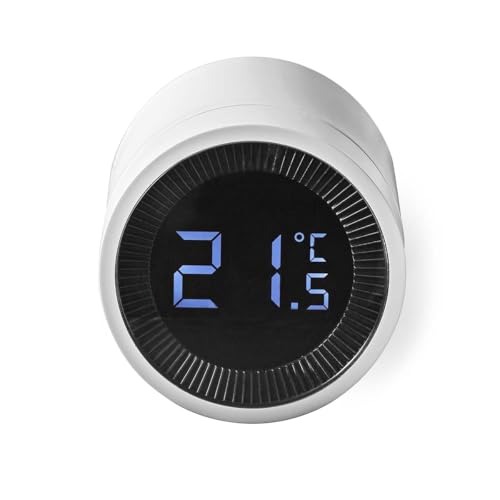 Nedis SmartLife - Zigbee Heizkörpersteuerung - Batteriebetrieben - Zeitplan und Fernbedienung - Integriert SmartLife App - Kompatibel mit Amazon Alexa & Google Home, ZBHTR10WT, Weiss Nedis SmartLife - Zigbee Heizkörpersteuerung - Batteriebetrieben - Zeitplan und Fernbedienung - Integriert SmartLife App - Kompatibel mit Amazon Alexa & Google Home, ZBHTR10WT, Weiss von NEDIS