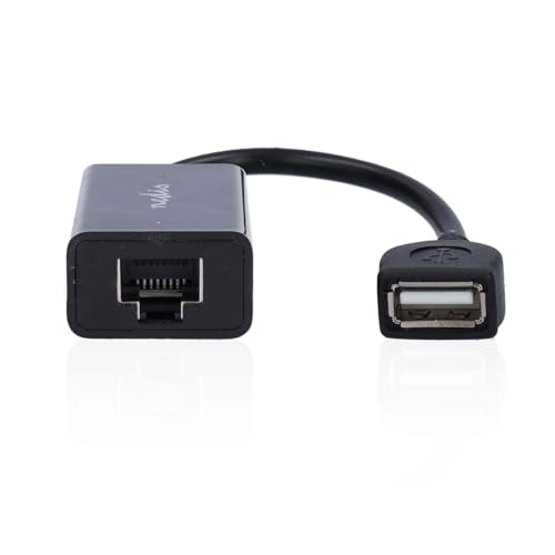 Nedis USB-Extender - USB 2.0-1x USB-A Stecker - 1x RJ45 Female - 1x USB-A Buchse - 1x RJ45 Female - 50 m - 480 Mbps - Vernickelt - Rund - PVC - Schwarz - Box von NEDIS